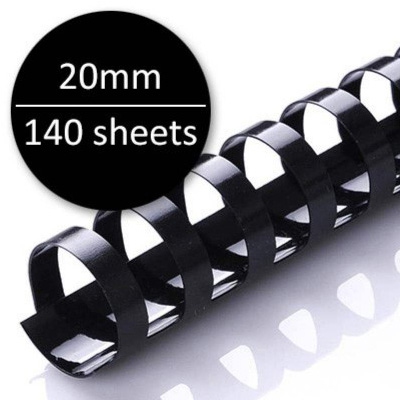 BINDING COMB 20MM 21 RINGS 100’S