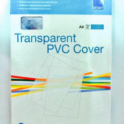 DESKIT PVC TRANSPARENT COVER (RIGID SHEET) A4