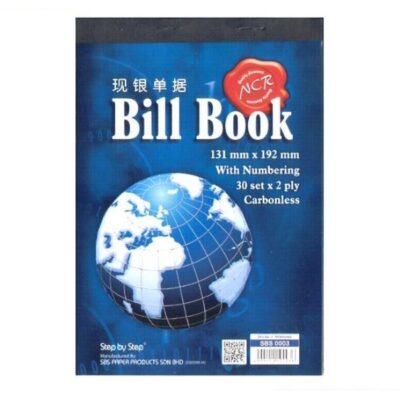 STEP BY STEP BILL BOOK 5X8 NCR 30X2PLY