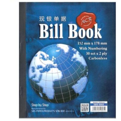 STEP BY STEP BILL BOOK 6X7 NCR 30X2PLY