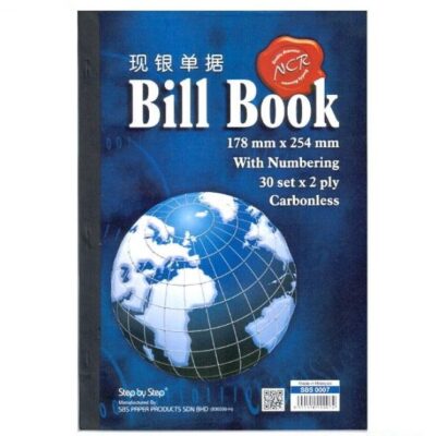 STEP BY STEP BILL BOOK 7X10 NCR 30X2PLY